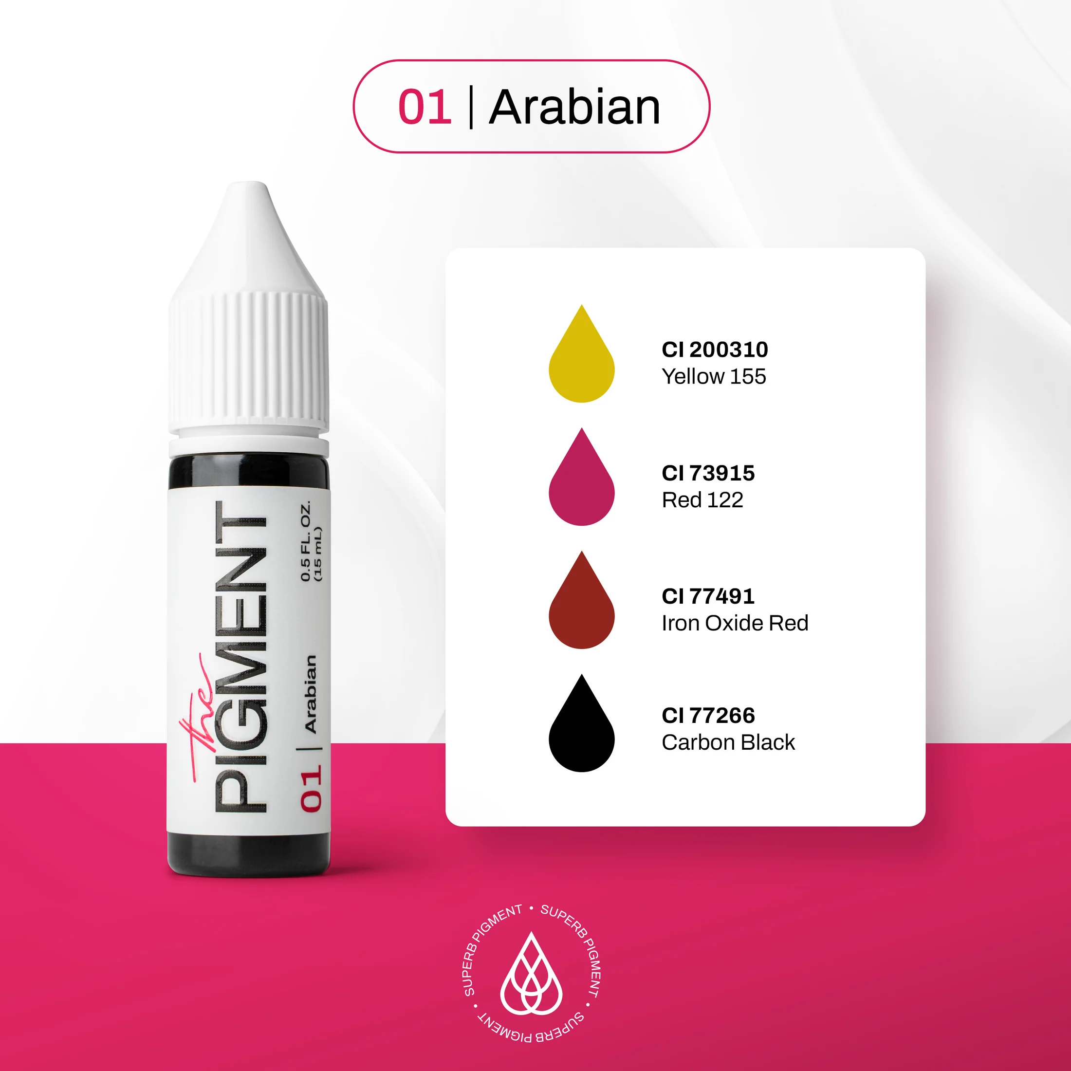 Eyebrows PMU Pigment - 01 Arabian - 画像 (2)
