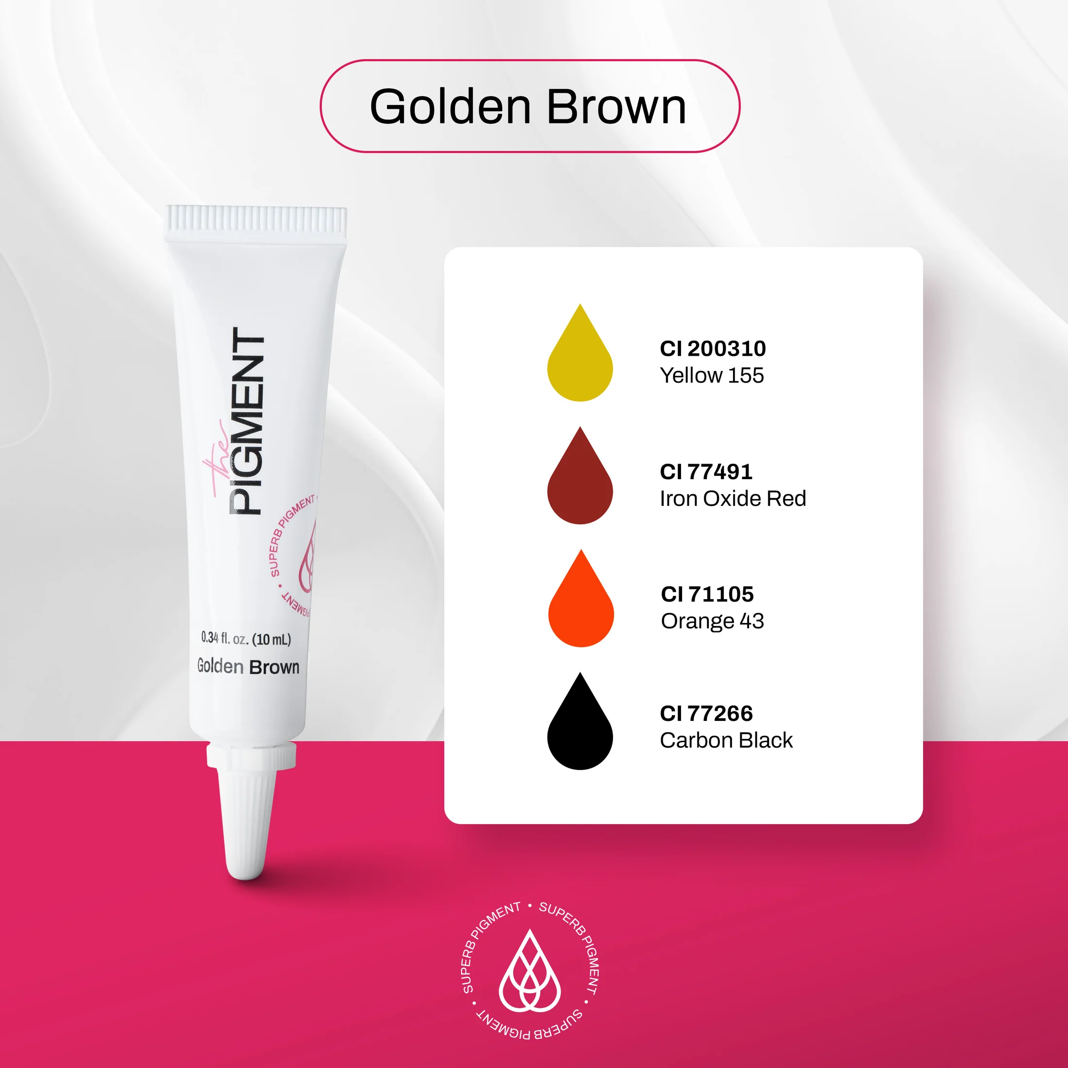 Microblading Pigment - Goldenbrown - 画像 (2)