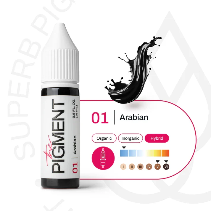 Eyebrows PMU Pigment - 01 Arabian - 画像 (3)